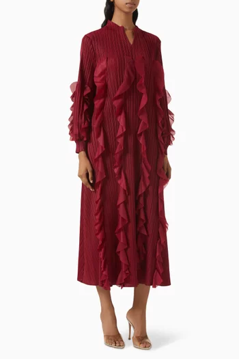 Zilia Ruffled Midi Dress