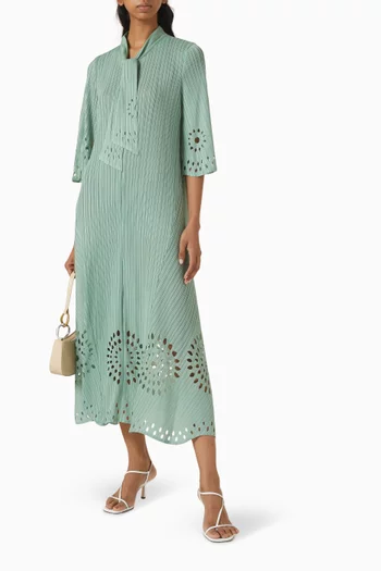 Leontine Cutwork Midi Dress