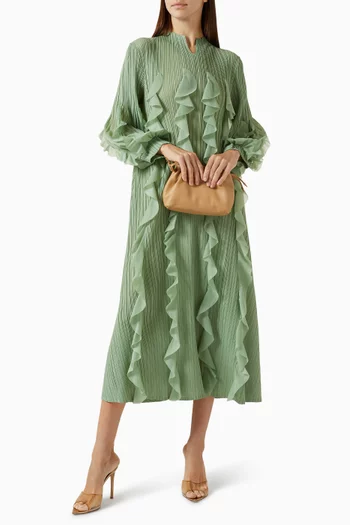 Zilia Ruffled Midi Dress