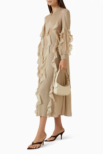Zilia Ruffled Midi Dress