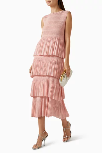 Nadia Tiered Maxi Dress in Chiffon