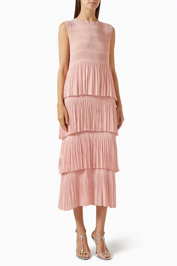Nadia Tiered Maxi Dress in Chiffon