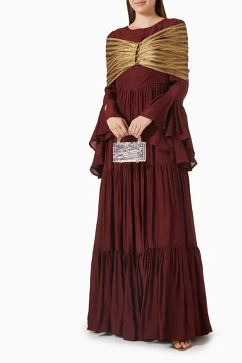 Layla Cape Maxi Dress