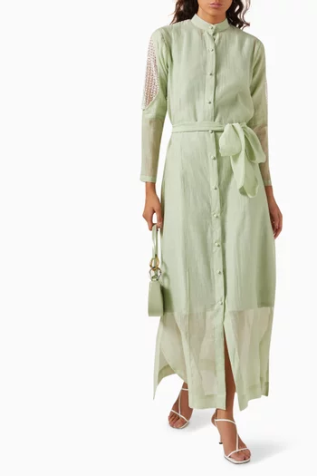 Marina Belted Maxi Dress