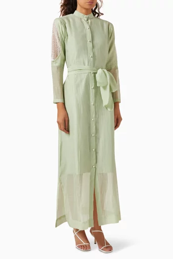 Marina Belted Maxi Dress