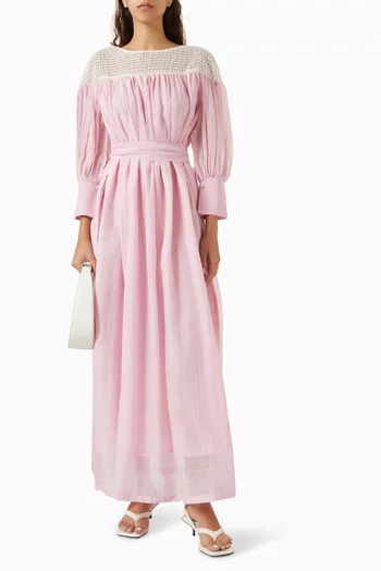 Vega Belted Maxi Dress