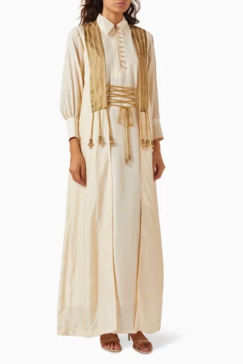 Nour Maxi Dress in Silk