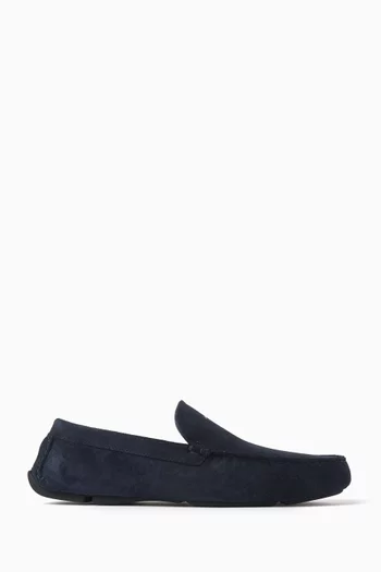 Stanly Driver Shoes in Suede
