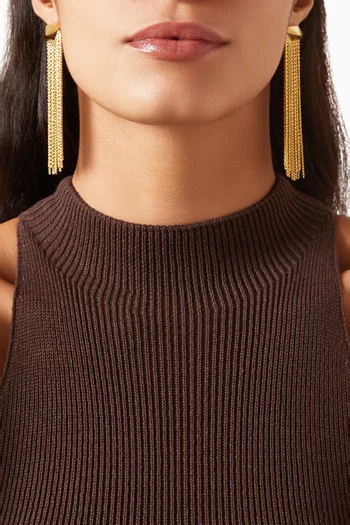 Zandra Earrings in Metal