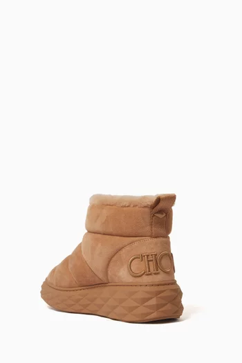Xan Platform Boots in Suede