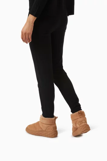 Xan Platform Boots in Suede