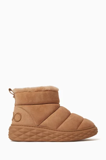 Xan Platform Boots in Suede