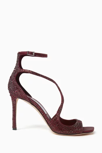 Azia 95 Sandals in Crystal Satin