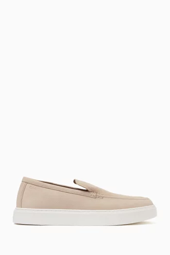 Hybrid Moccasin Shoes in Suede