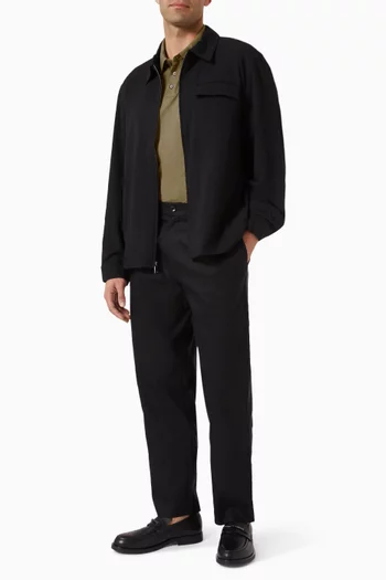 تي شيرت بولو مطرز بشعار الماركة قطن بيما