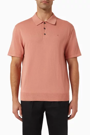 Polo Shirt in Pima Cotton Knit