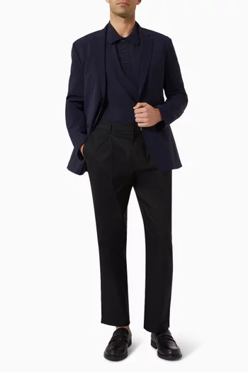 تي شيرت بولو قماش منسوج معالج