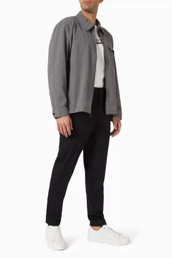 جاكيت بنمط قميص سيرساكر