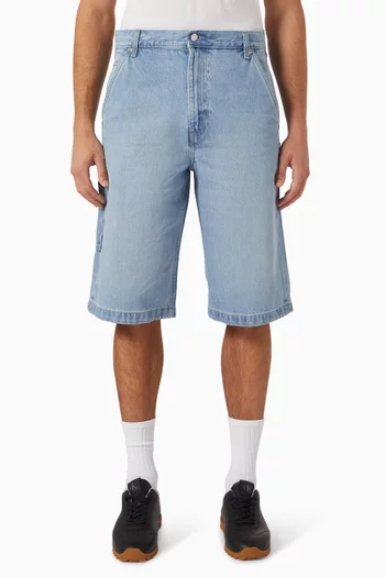 90's Carpenter Shorts in Denim