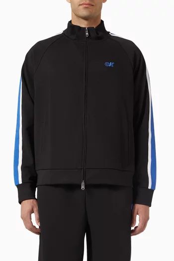 Track Jacket in Stretch Twill