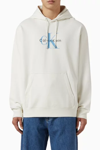Monologo Hoodie in Cotton Terry