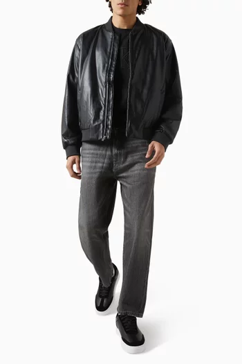 تي شيرت مزين بتطريزات قطن