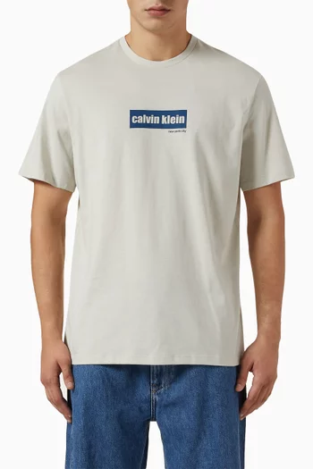 Logo Graphic T-shirt in Cotton