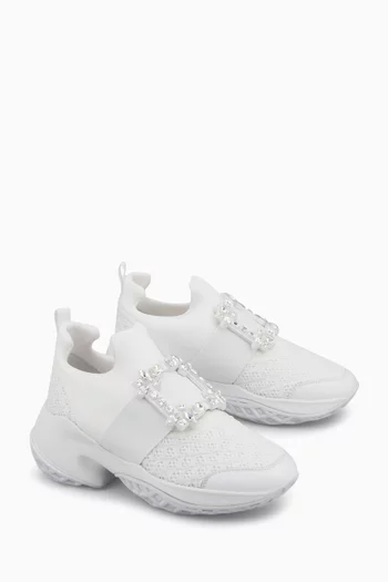 Viv' Run Sneakers in Scuba-effect Fabric & Mesh
