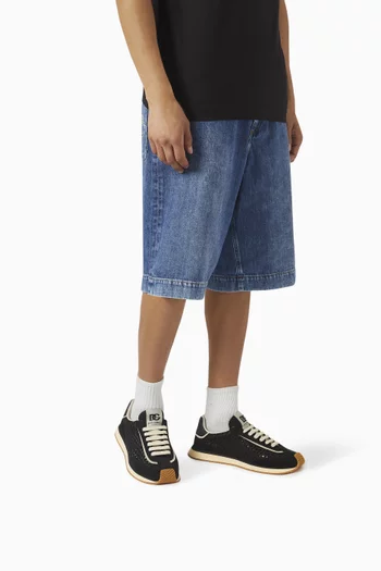 DG Cushion Sneakers in Leather & Knit