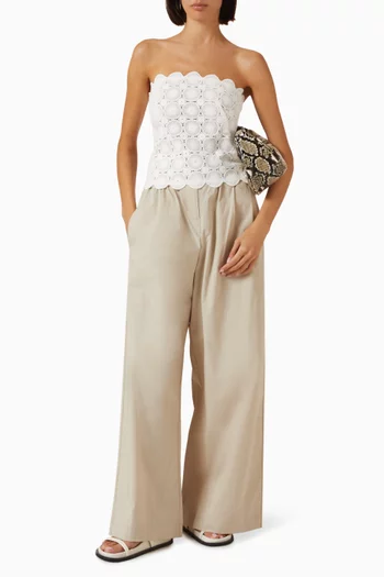 Doily Crochet Top in Organic Cotton