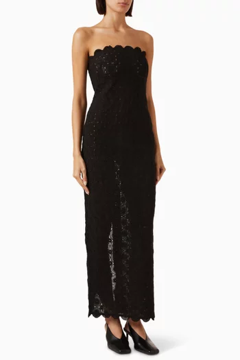 Doily Crochet Dress in Organic Cotton