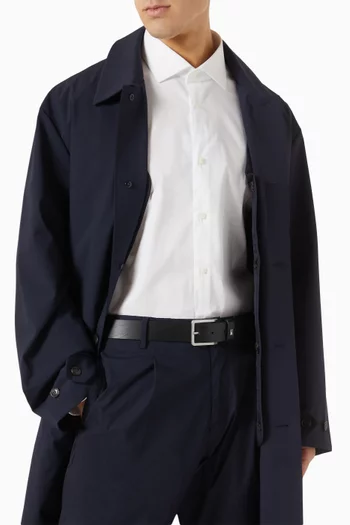 Oliver Enamel Flag Belt in Leather