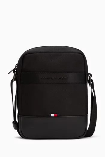 Metal Logo Travel Crossbody Reporter Bag