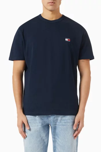 Badge T-shirt in Cotton