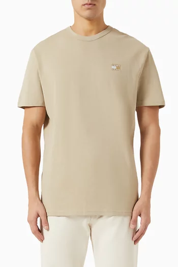 Badge T-shirt in Cotton