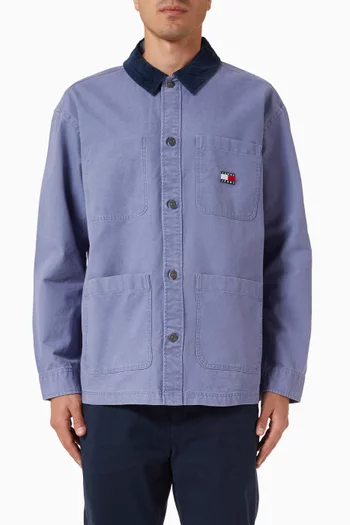 TJM Cord Overshirt in Canvas