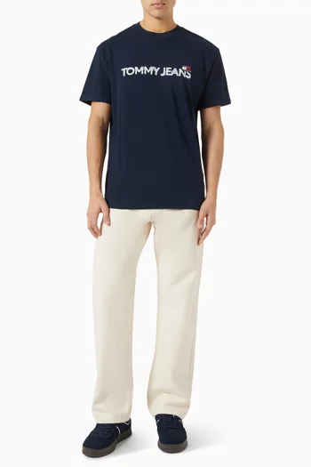 Logo Badge T-shirt in Cotton