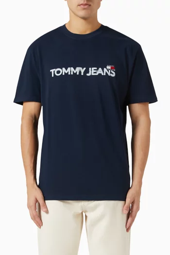 Logo Badge T-shirt in Cotton