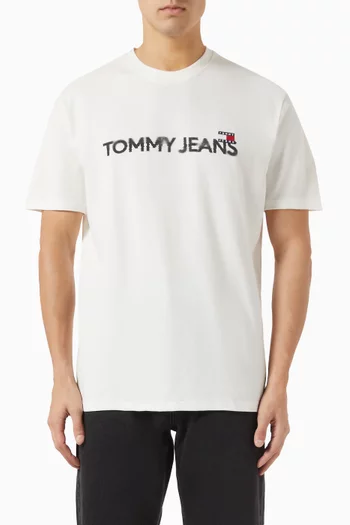Logo Badge T-shirt in Cotton