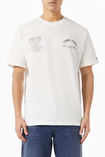 NYC Boroughs Graphic T-shirt in Cotton