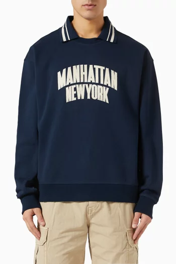 Rugby Sweatshirt in Cotton Blend