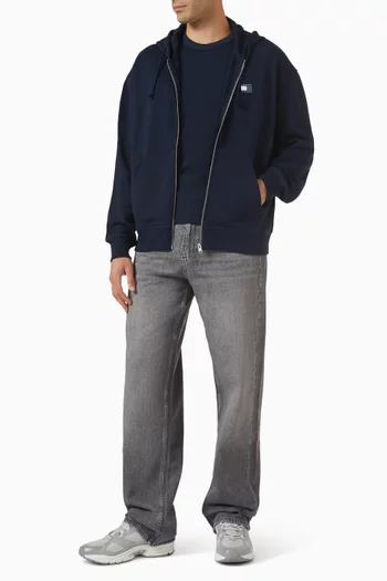 Zip Hoodie in Cotton