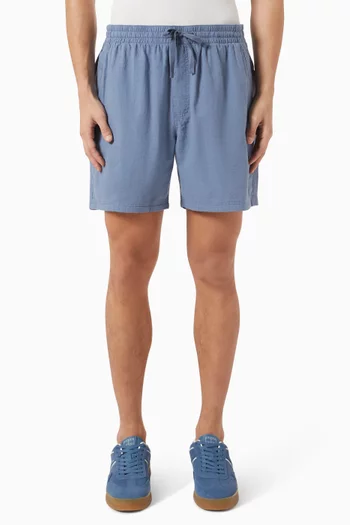 Drawstring Shorts in Linen Blend