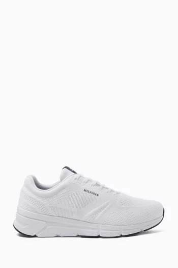 Monotype Logo Runner Sneakers in Knit