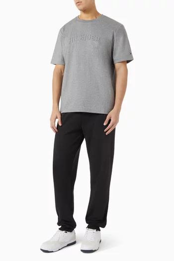 Logo T-shirt in Cotton Blend