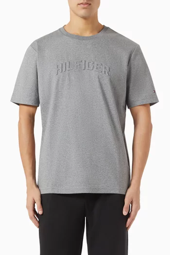 Logo T-shirt in Cotton Blend