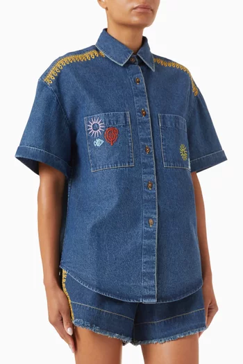 Septime Boy Shirt in Denim