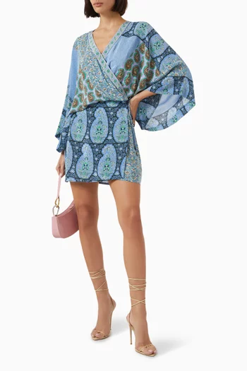 Onda Silk Robe Dress in Silk