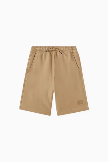 Tonal Flag Sweat Shorts in Cotton Blend
