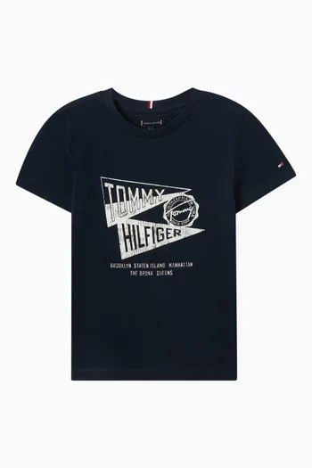 Graphic Logo T-shirt in Cotton
